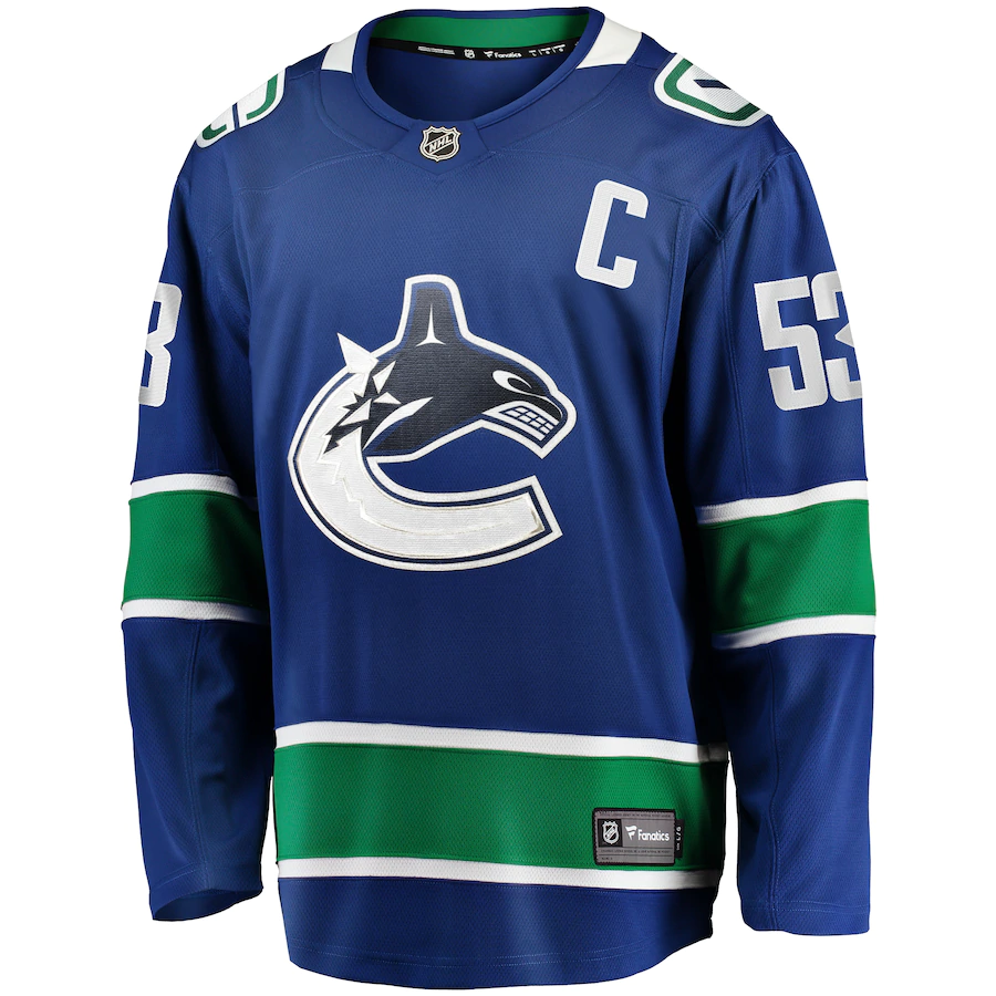 Elias Pettersson 40 - Vancouver Canucks White Away Jersey – Rep Your Colours
