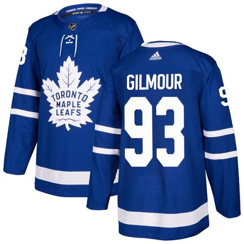 NHL Maple Leafs 93 Doug Gilmour Blue With C Patch Men Jersey