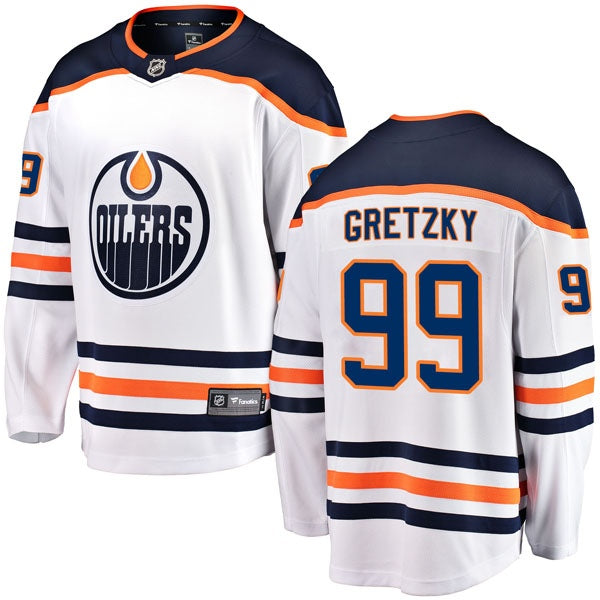Wayne Gretzky 99 - Edmonton Oilers White Away Jersey