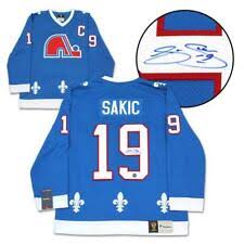 Joe Sakic Autographed and Inscribed (4x) Quebec Nordiques Jersey - Razilia