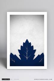 Toronto Maple Leafs Minimalist Logo Print