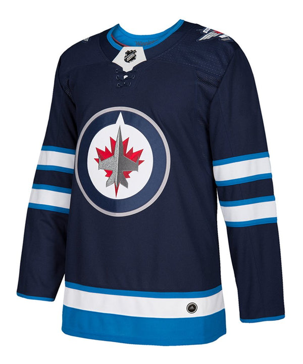 Winnipeg Jets Authentic Blue Home Adidas Jersey