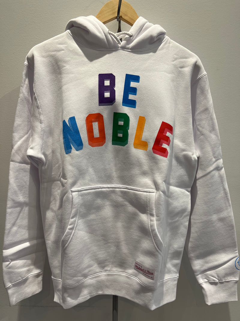 Notorious BIG Be Noble White Hoodie