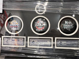 Boeser, Pettersson, Hughes Signed Draft w/ Inscription
