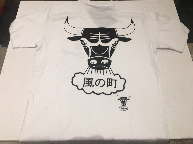 Chicago Bulls White Ninja T-Shirt