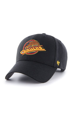 Vancouver Canucks Adjustable Black Skate Hat