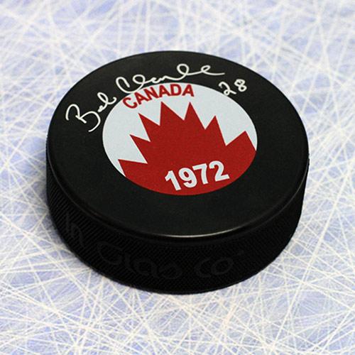 Bobby Clarke Team Canada Autographed 1972 Summit Series Hockey Puck
