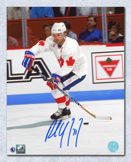 Paul Coffey Team Canada Autographed Canada Cup Hockey 8x10 Photo