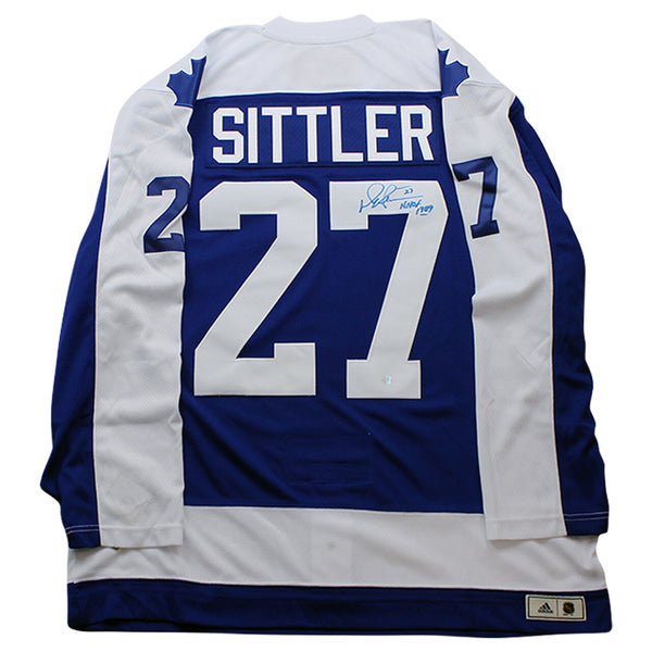 Darryl Sittler Signed Maple Leafs Captain Jersey Inscribed HHOF 1989 (JSA  COA)