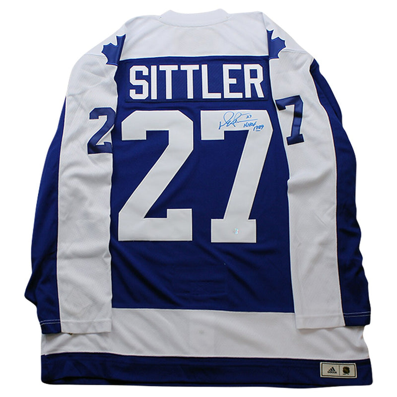 Toronto Maple Leafs Darryl Sittler Signed Classic Jersey HHOF 1989