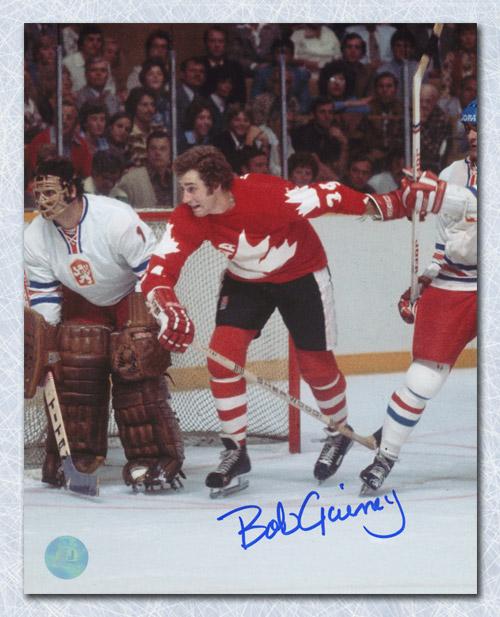 Bob Gainey Team Canada Signed 1976 Canada Cup 8 x 10 Photo Framed