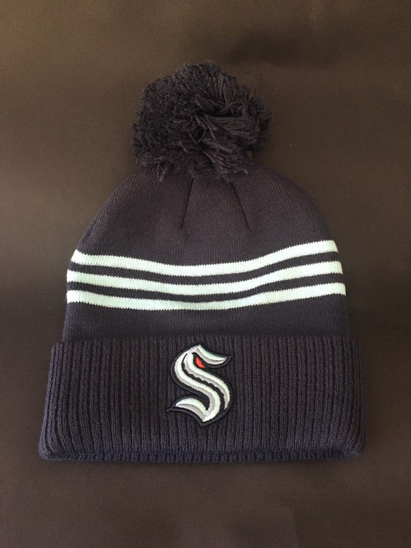 Seattle Kraken Striped Adidas Toque