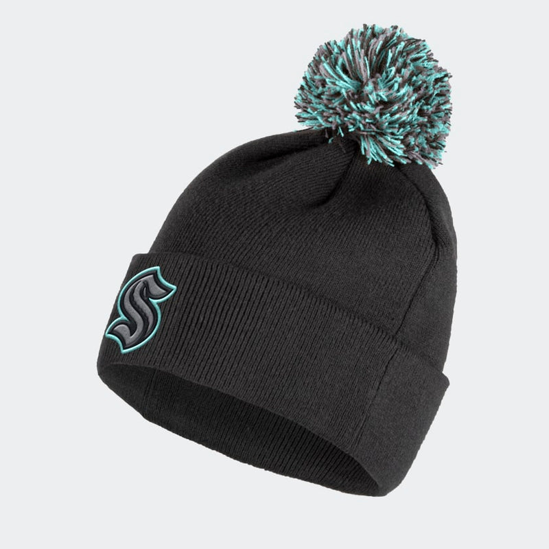 Seattle Kraken Adidas Pom Beanie