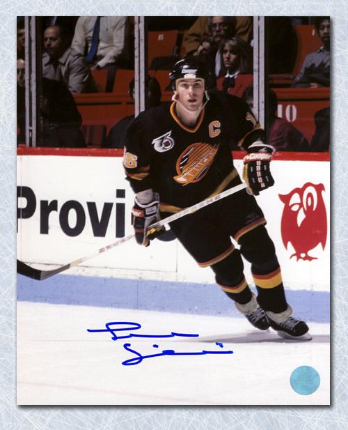 Trevor Linden Vancouver Canucks Autographed Captain 8 x 10  Photo