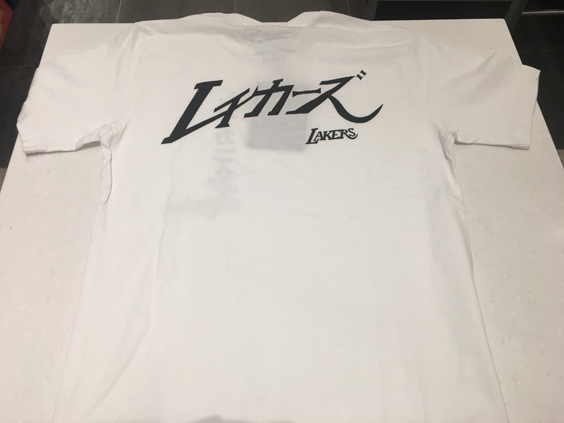 Los Angeles Lakers White Ninja T-Shirt