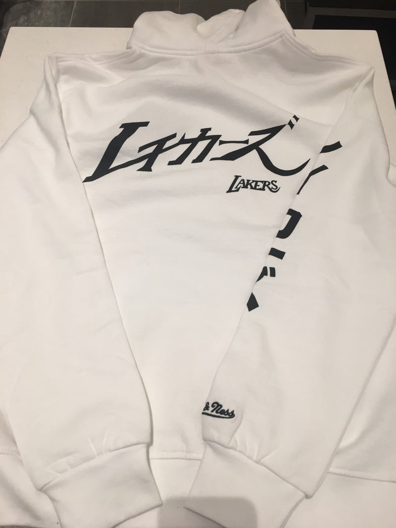 Los Angeles Lakers White Ninja Hoodie