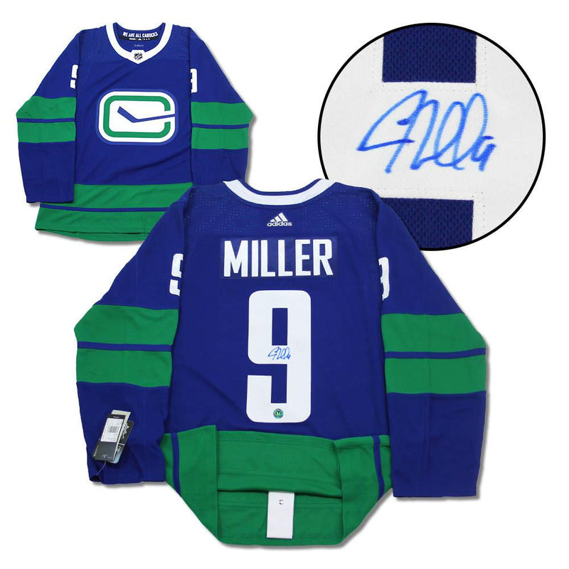 J.T. Miller Vancouver Canucks Signed Adidas ALT Authentic Hockey Jersey