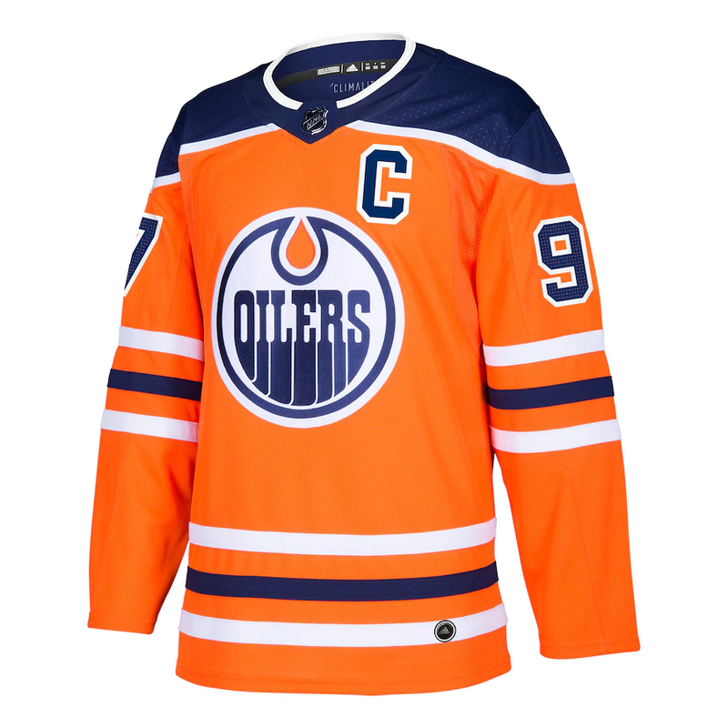 Edmonton Oilers Youth Home Name & Number Jersey