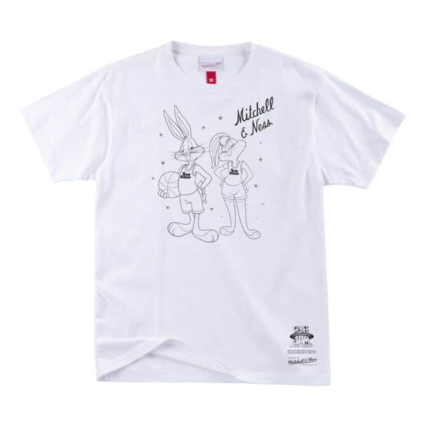 Space Jam Neon T-Shirt White by Mitchell & Ness