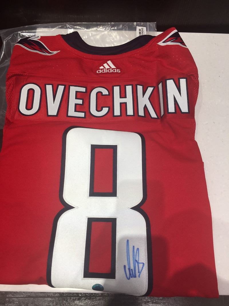 Alex Ovechkin Washington Capitals Signed 2018 Cup Adidas Authentic Hockey Jersey