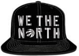 Toronto Raptors We The North Black & Silver Snapback