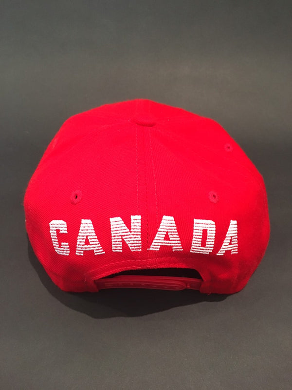 Canada Day Toronto Raptors Red Snapback Hat