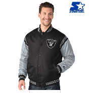 Oakland Raiders Satin Starter Jacket