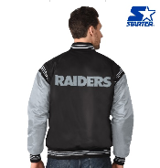 Oakland Raiders Satin Starter Jacket