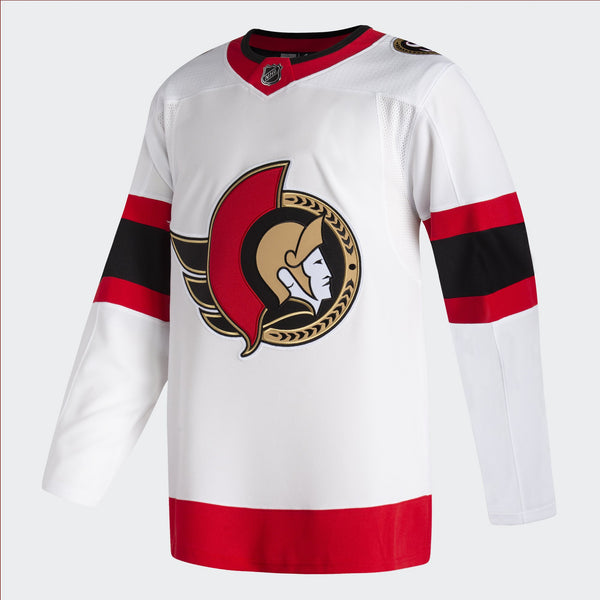 Ottawa Senators Away White Name & Number Jersey