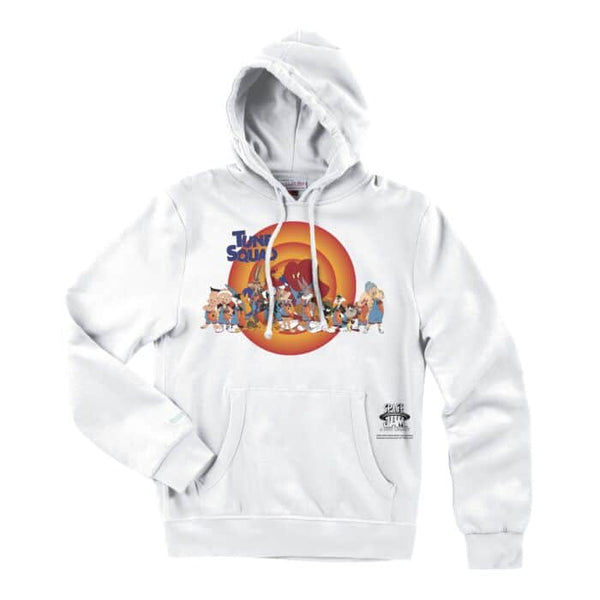 Space Jam Squad White Hoodie by Mitchell & Ness