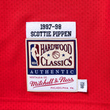 Chicago Bulls Home Red Scottie Pippen Authentic Jersey by Mitchell & Ness