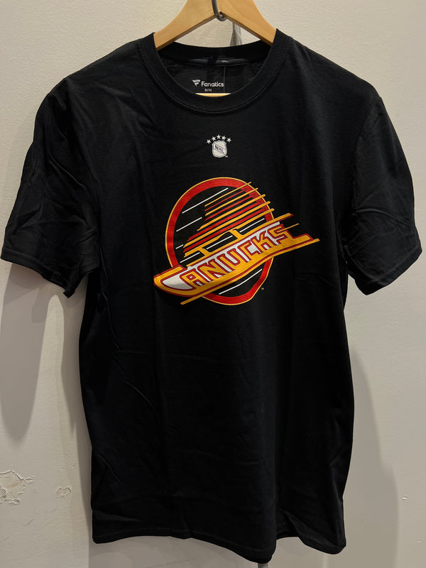 Vancouver Canucks Linden Black Skate T-Shirt
