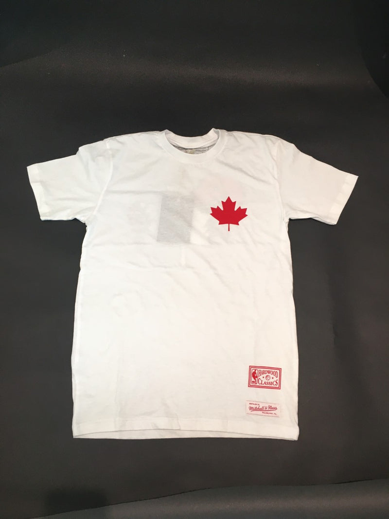 Canada Day Toronto Raptors Gold Bite White T-Shirt