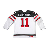 Alexis Lafreniere White Team Canada Nike Signed Jersey with COA