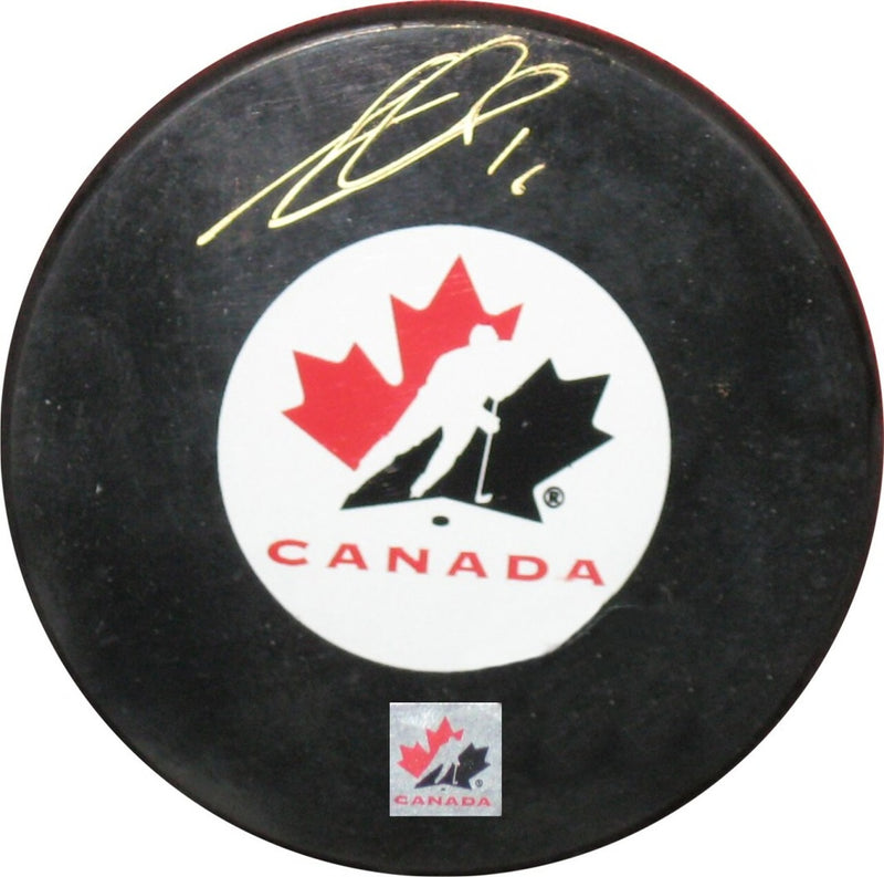 Team Canada Jonathan Toews Signed Puck