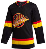 Vancouver Canucks Child Blank Black Skate Jersey