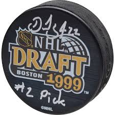 Vancouver Canucks Daniel Sedin Signed Draft Puck