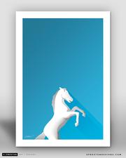 Denver Broncos Minimalist Stadium Print
