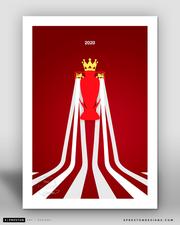 Liverpool Championship Minimalist 11 x 17 Print