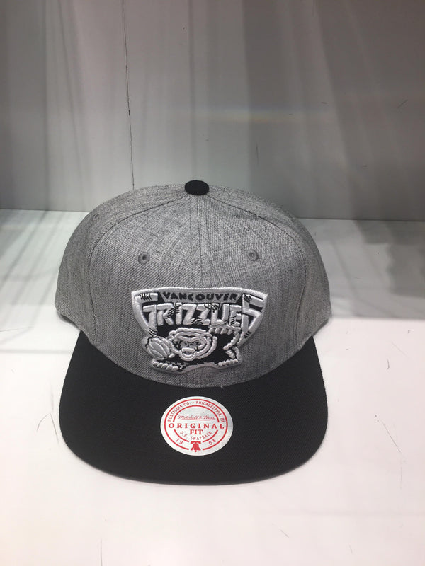 Vancouver Grizzlies Grey Snapback