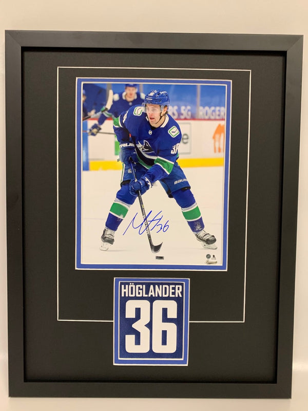 Nils Hoglander Signed Framed 8 x 10 Photo