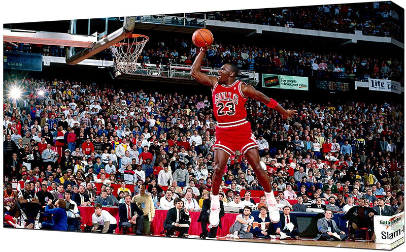 Chicago Bulls Michael Jordan 1988 Slam Dunk Contest Canvas