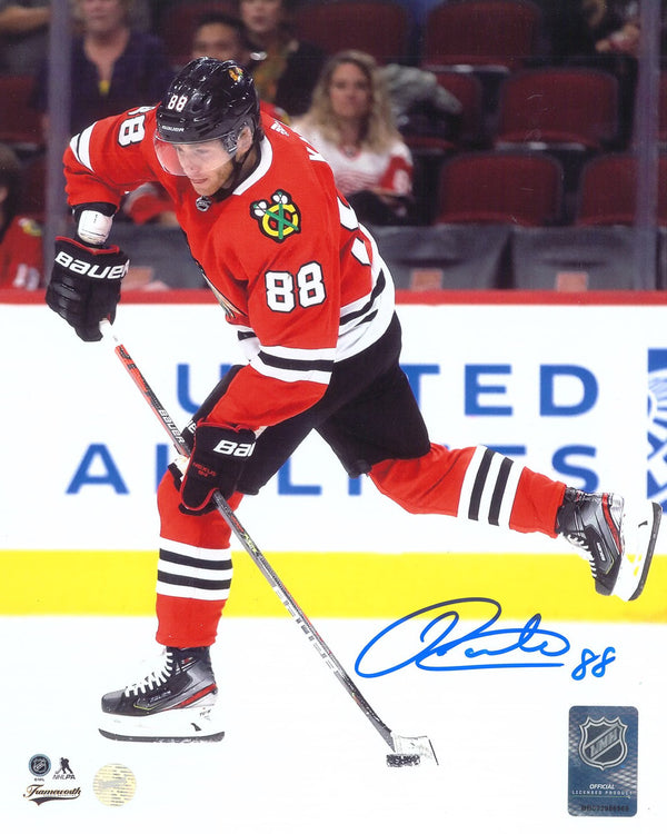 Chicago Blackhawks Patrick Kane Signed 8x10 Shooting Photo Framed