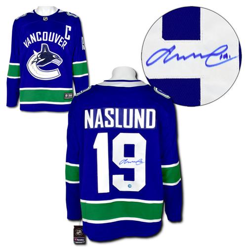 Markus Naslund Signed Canucks Jersey