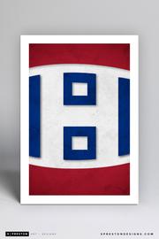 Montreal Canadiens Minimalist Logo Print