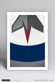 Winnipeg Jets Minimalist Logo Print