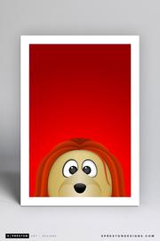 Ottawa Senators Minimalist Mascot Print