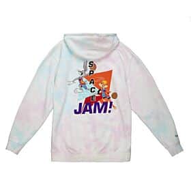 Space Jam Tune Squad Retro Multi Coloured Hoodie by Mitchell & Ness