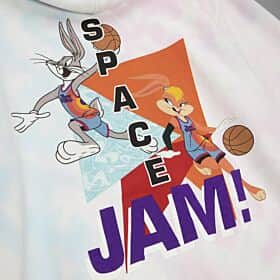 Space Jam Tune Squad Retro Multi Coloured Hoodie by Mitchell & Ness
