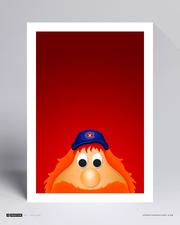 Montreal Canadiens Youppi Minimalist 11 x 17 Print